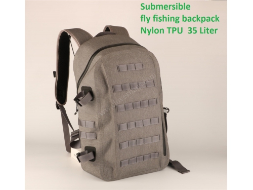 BP12 35Liter submeible waterproof tackle bag fly fishing backpack